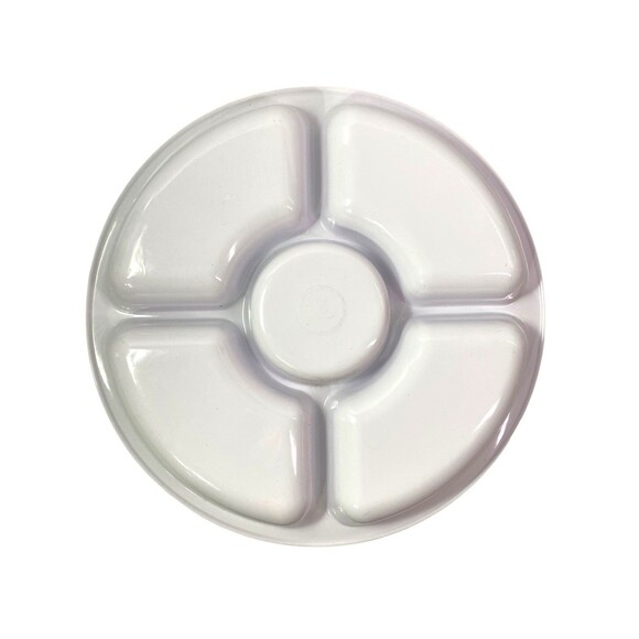 Christmas Winter Theme Divided Vegetable Chip Dip PARTY TRAY Melamine - Picture 8 of 11